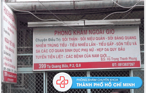 phòng khám đa khoa tiết niệu BS. Võ Trọng Thanh Phong