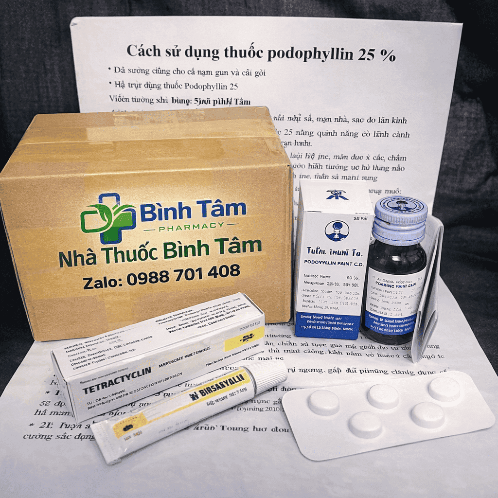 Thuốc điều trị bệnh sùi mào gà